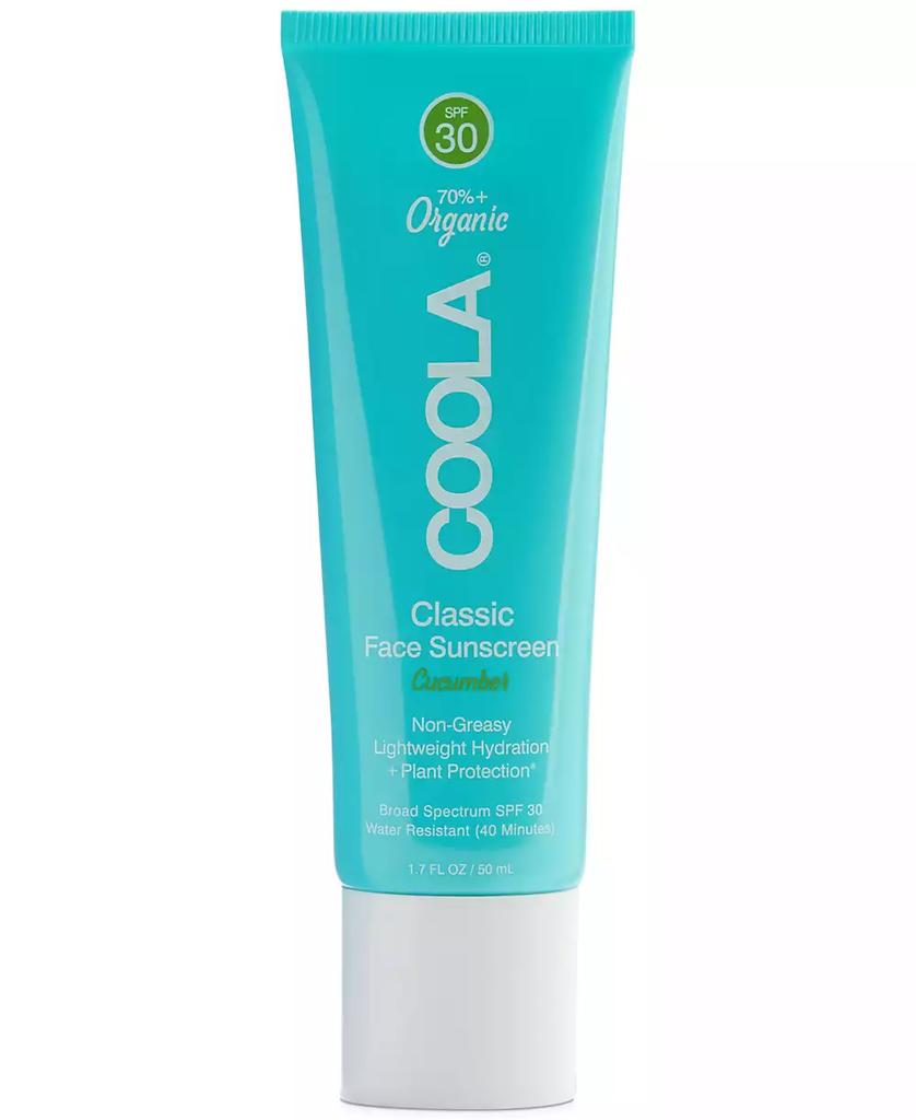 Coola Classic Face Sunscreen Lotion SPF 30 - Cucumber