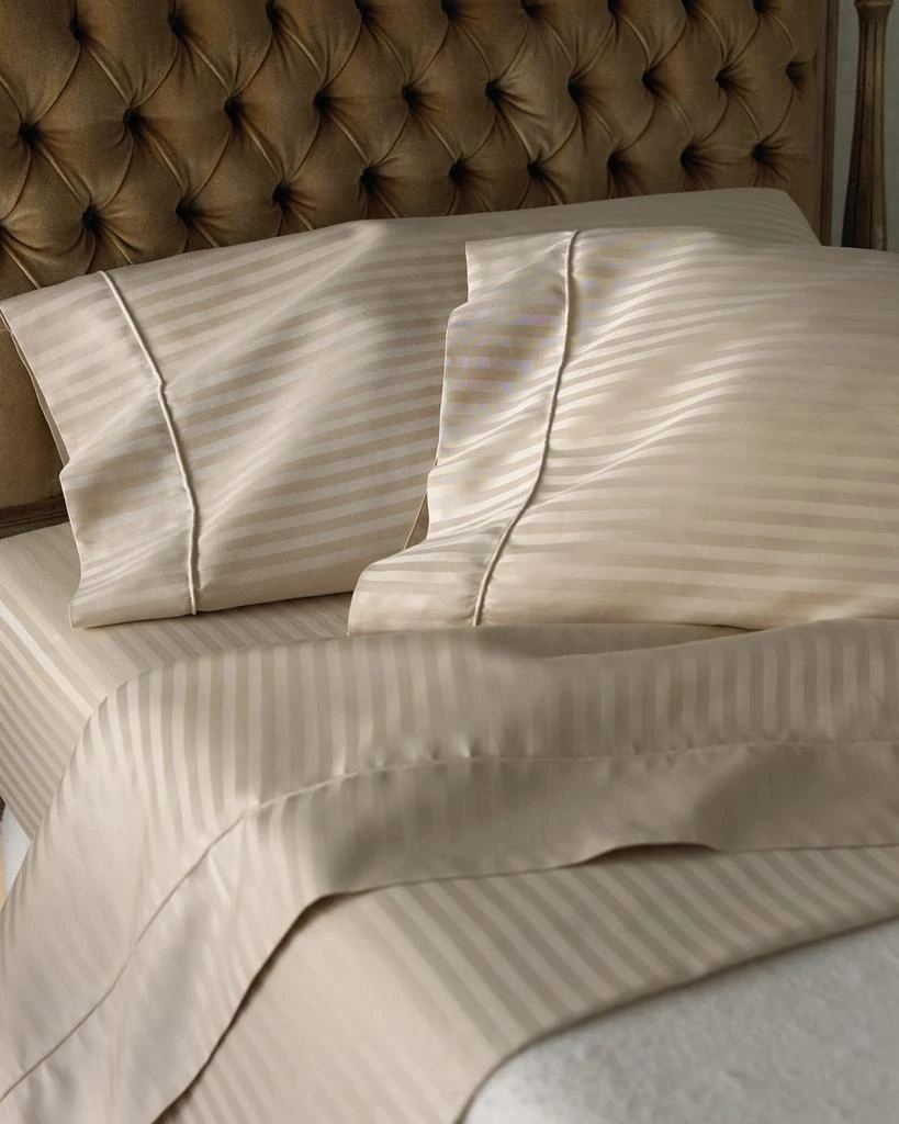 Sferra Marianna Queen Stripe Sheet Set 2
