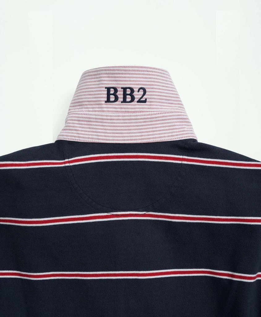 Brooks Brothers Cotton BB#2 Stripe Rugby Shirt 4