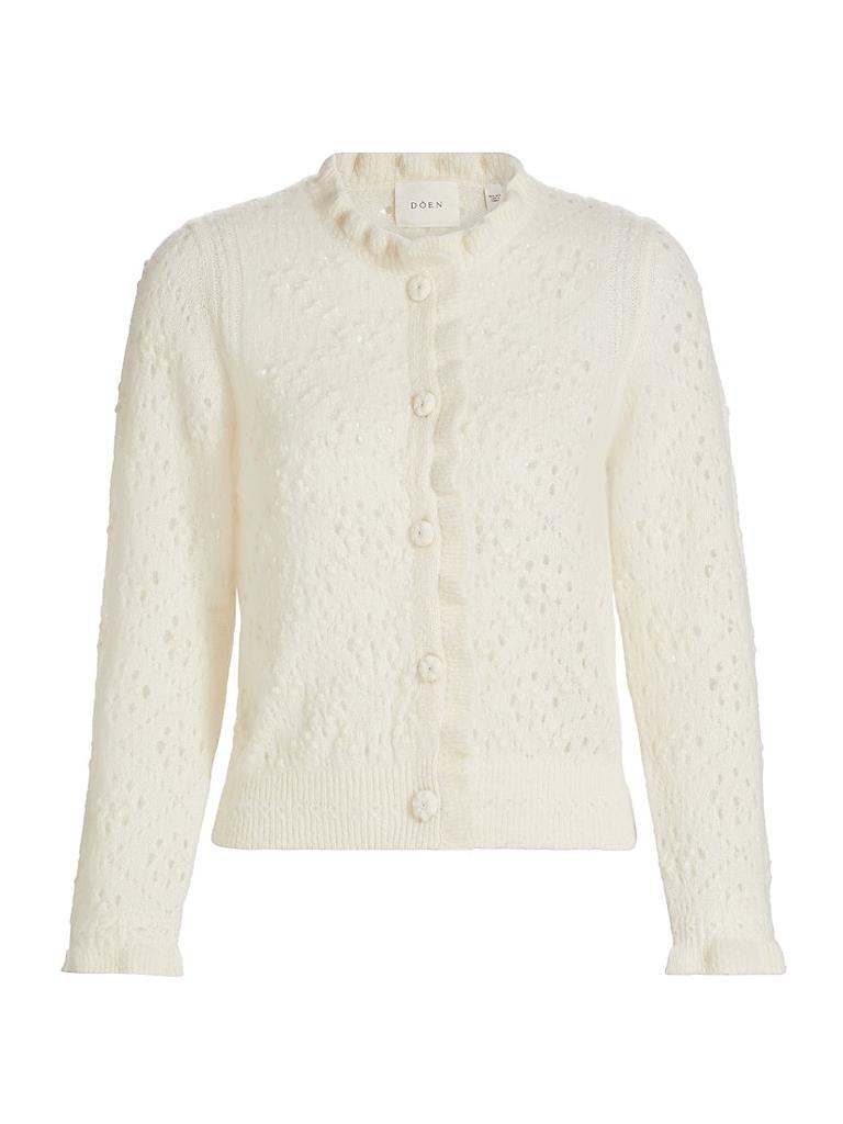 Miu Miu Miu Miu - Diamante Embroidered Mohair-Blend Cardigan