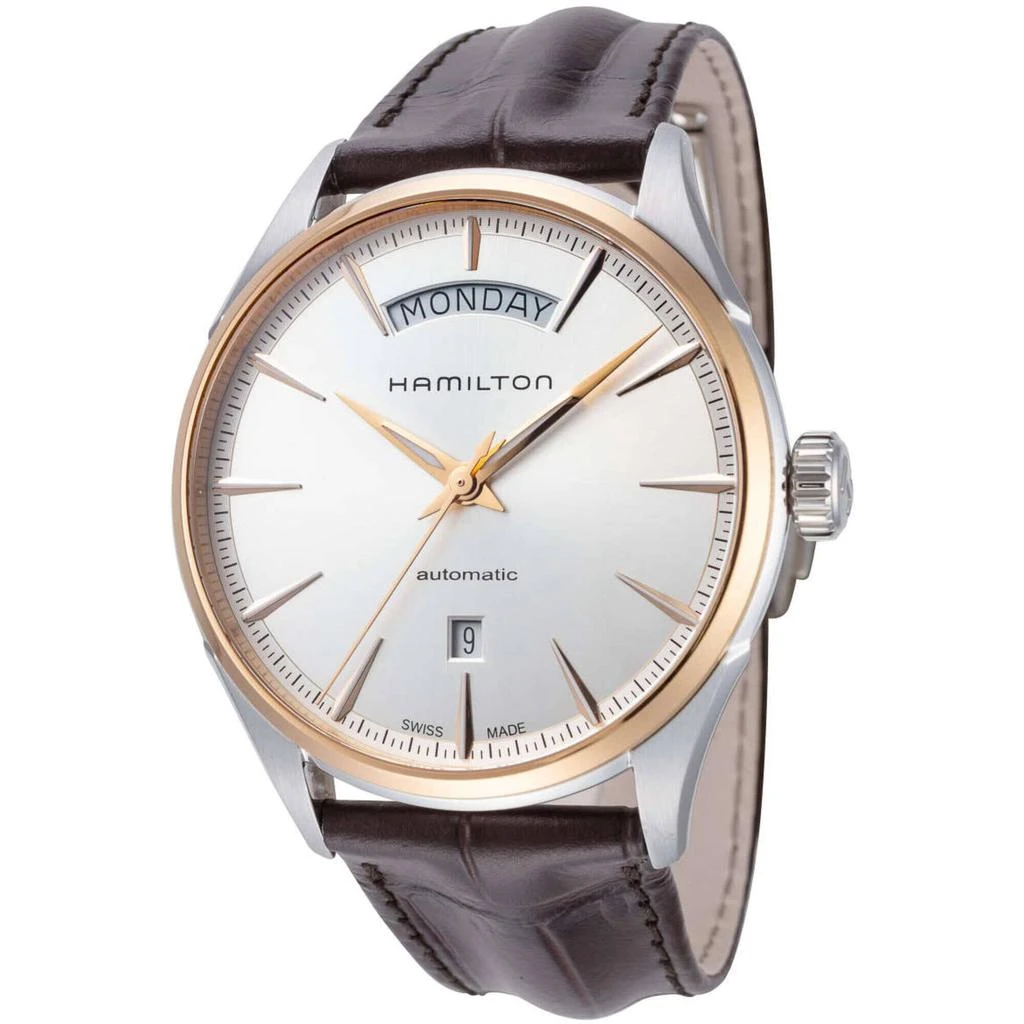 Hamilton Hamilton Men's Watch - Jazzmaster Day Date Automatic Silver Tone Dial | H42525551 1