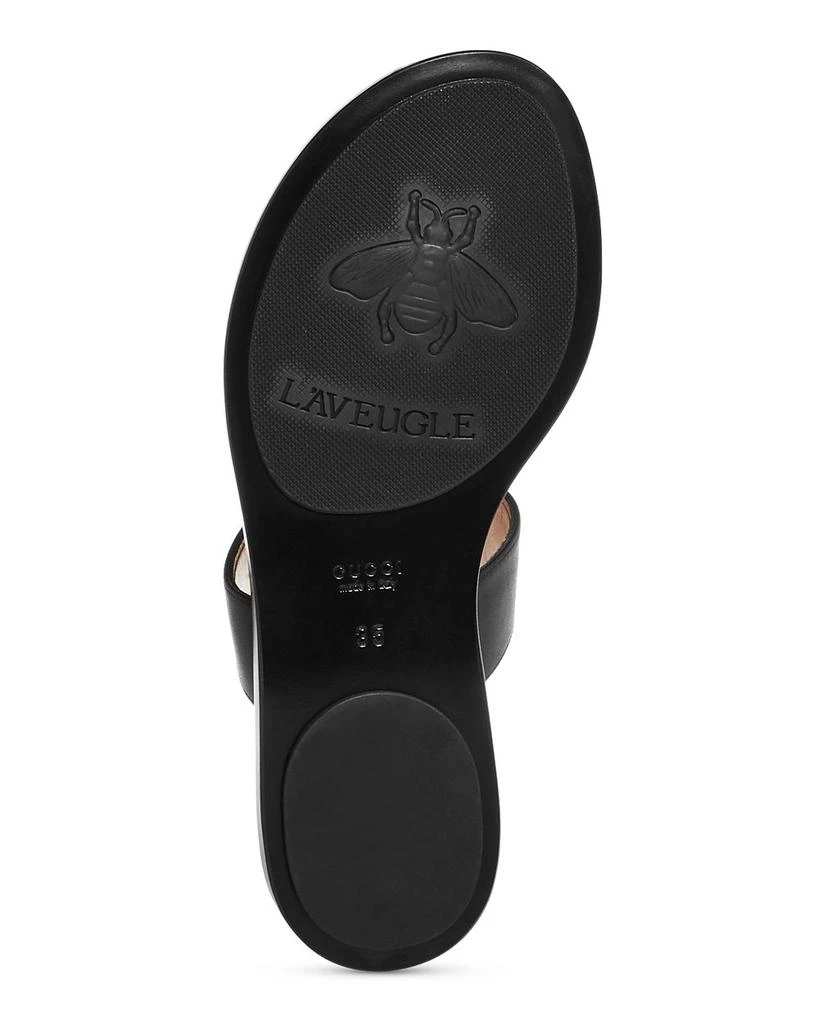 Gucci Women's Marmont Thong Sandals 7