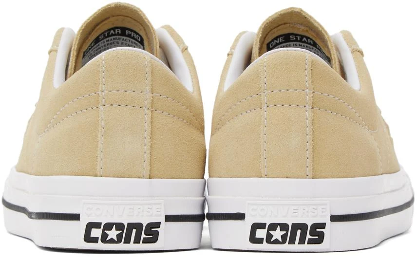 Converse Beige One Star Pro Sneakers 2