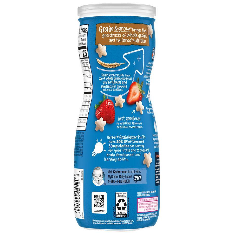 Gerber Stage 3 Baby Food, Puffs Strawberry Apple