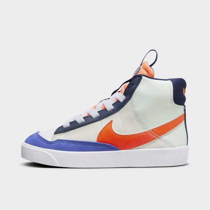 NIKE Little Kids' Nike Blazer Mid '77 SE Stretch Lace Casual Shoes
