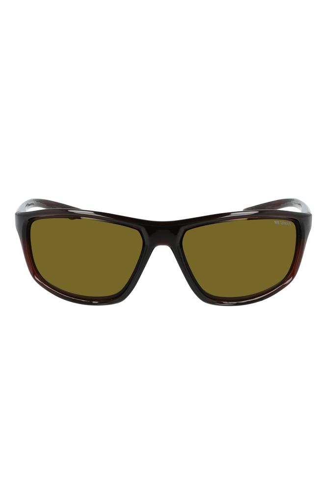 NIKE Adrenaline 66mm Rectangular Sunglasses
