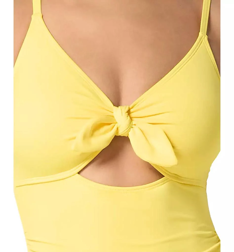 Kate Spade Women's Tie-Front Shirred One-Piece Swimsuit, Exclusively at Macy's 3