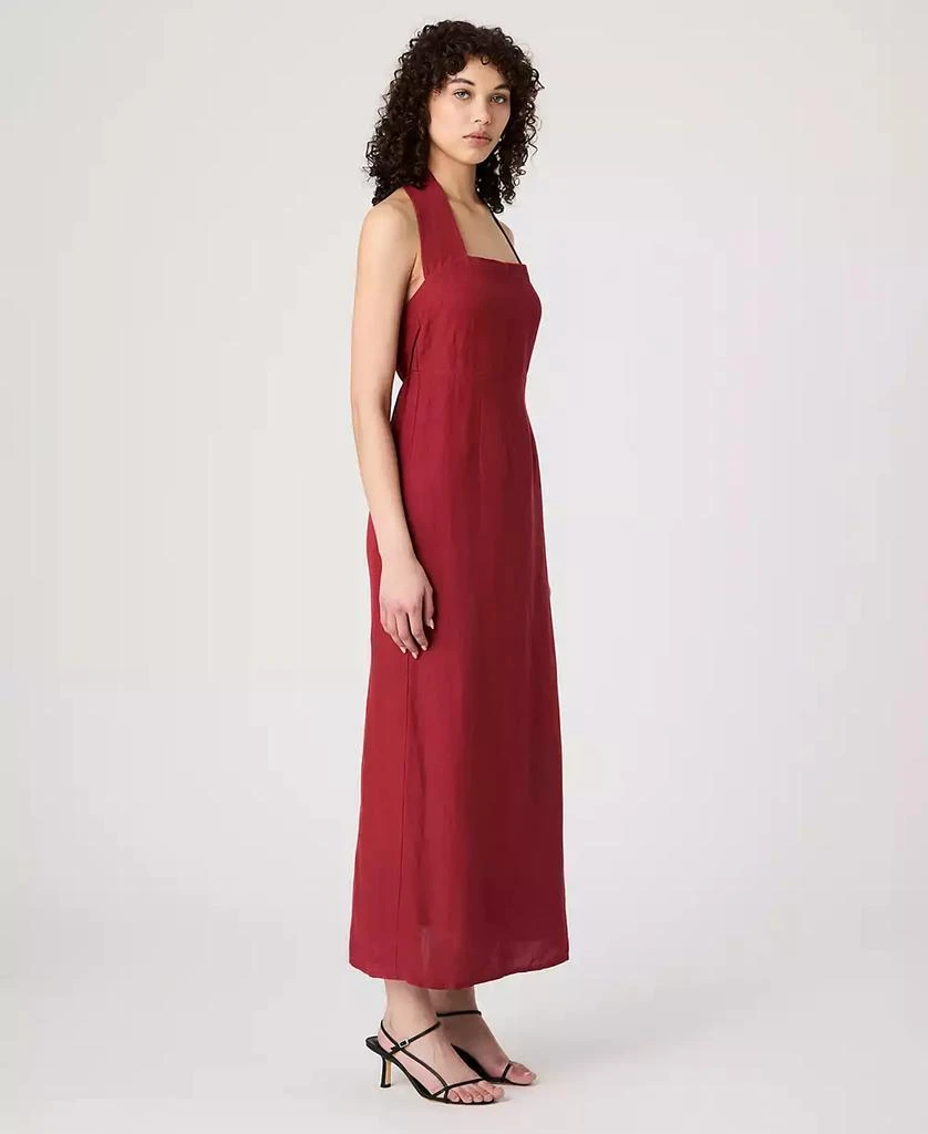 French Connection Women's Birdie Linen-Blend Halter-Neck Midi Dress 7