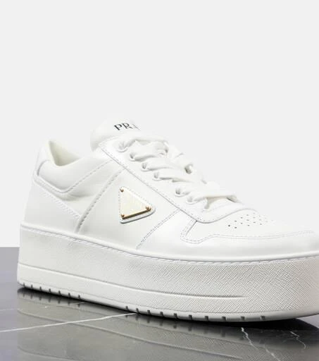 Prada Downtown Bold leather platform sneakers 6