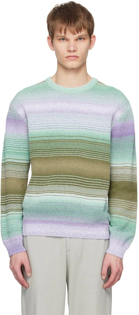 Solid Homme Multicolor Striped Sweater 1