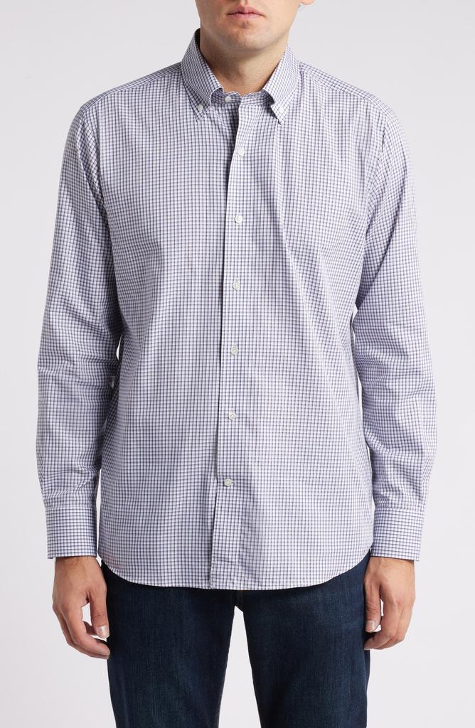 Peter Millar Crown Crafted Check Button-Down Shirt