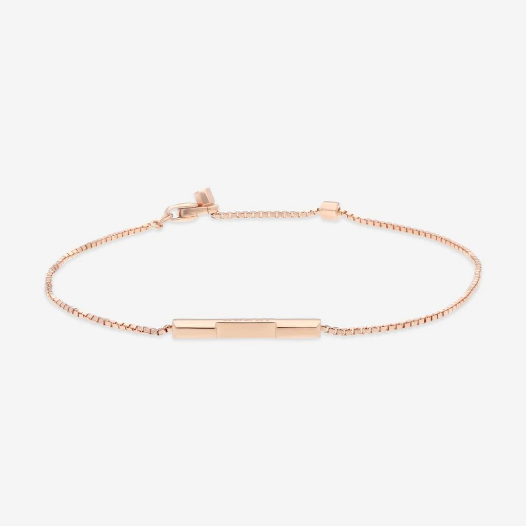 Gucci Gucci Link to Love 18K Rose Gold Chain Bracelet YBA662106002016-copy 2