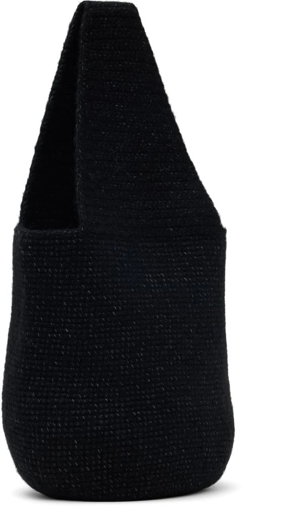 LAUREN MANOOGIAN Black Crochet Calabaza Tote 2
