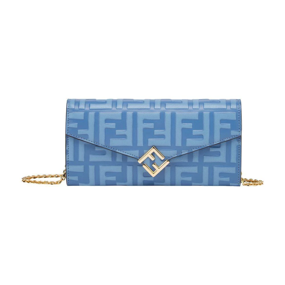 Fendi FF Diamonds Continental With Chain 6