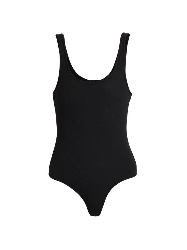 ATM Anthony Thomas Melillo Rib-Knit Scoop-Neck Bodysuit 7