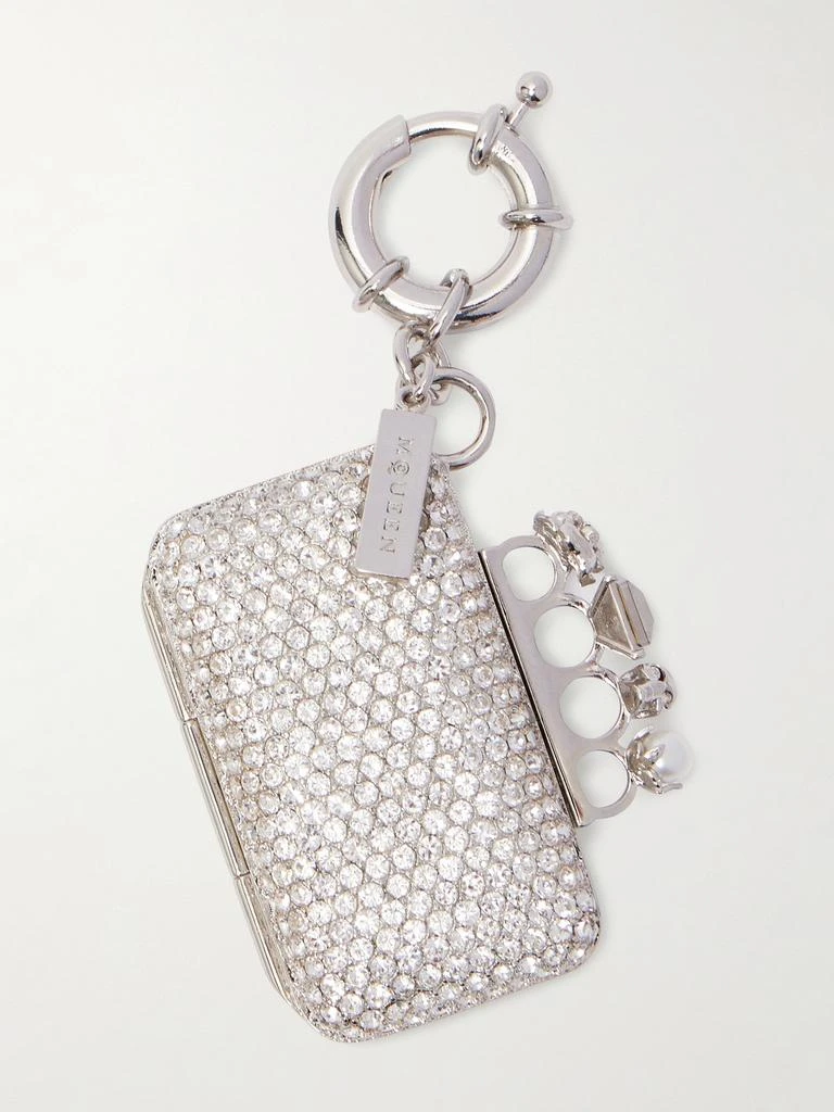 McQueen Silver-tone Bag Charm