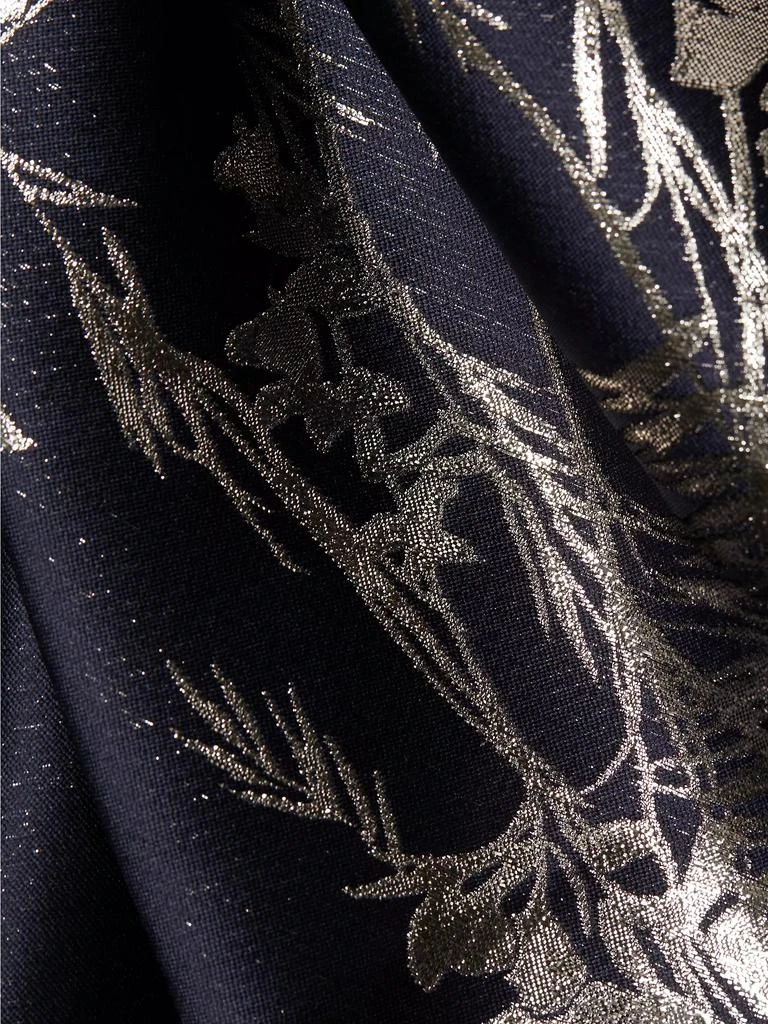Amsale Metallic Shoulder Wrap 7