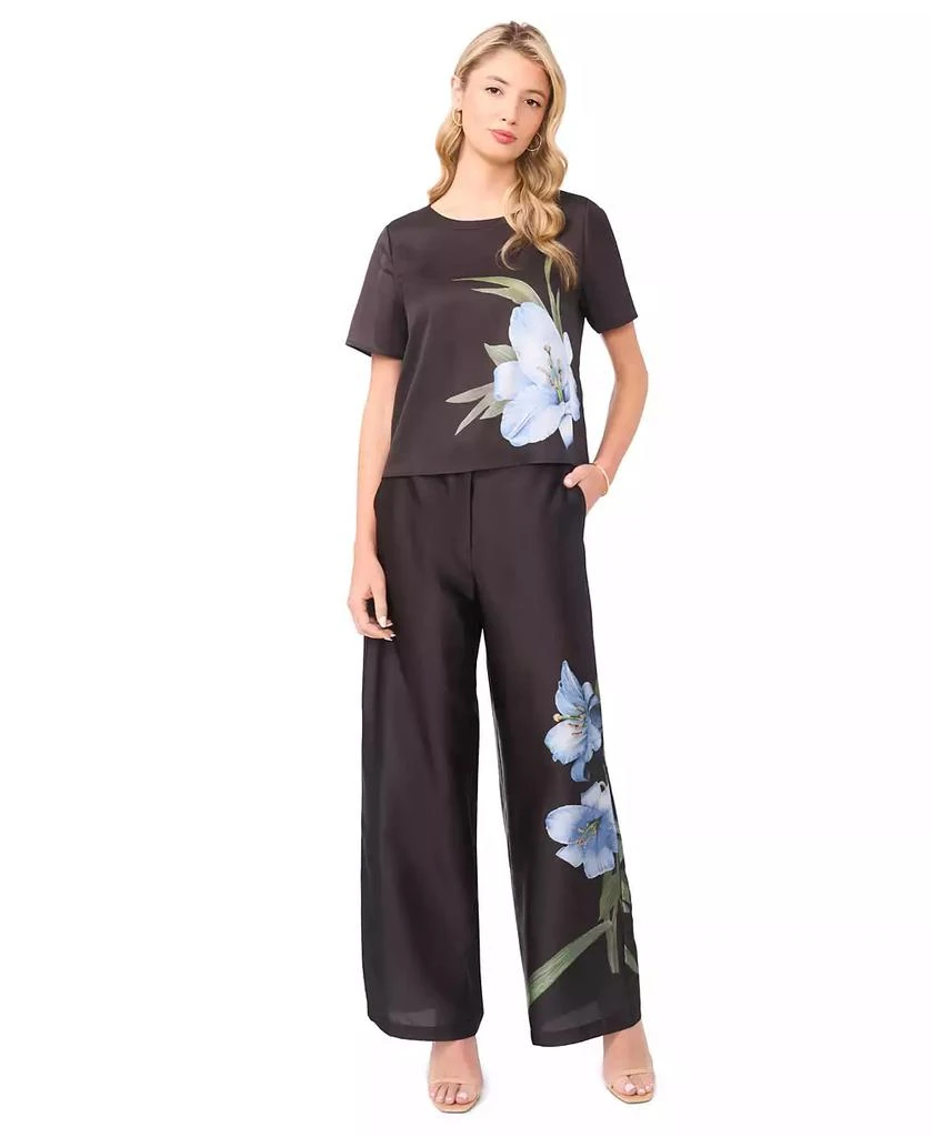 Vince Camuto Women
s Short-Sleeve Crew Neck Blouse 2