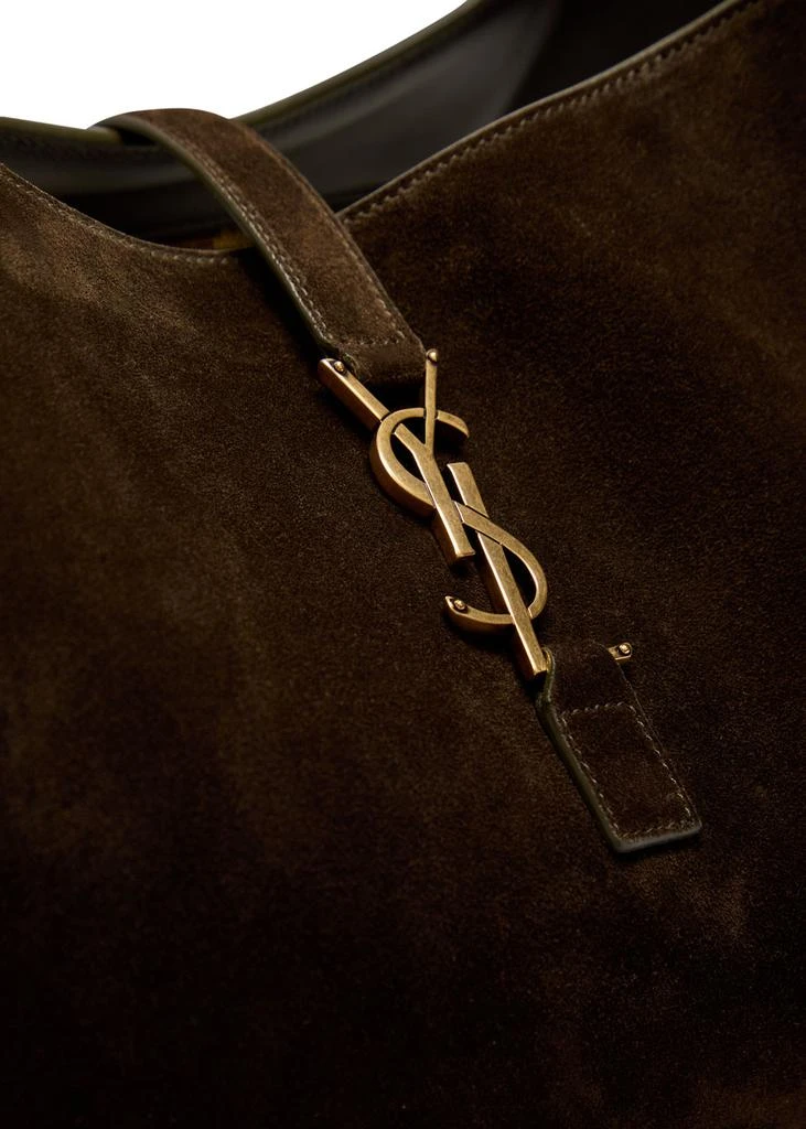 Yves Saint Laurent Le 5 à 7 large suede shopper tote bag 3
