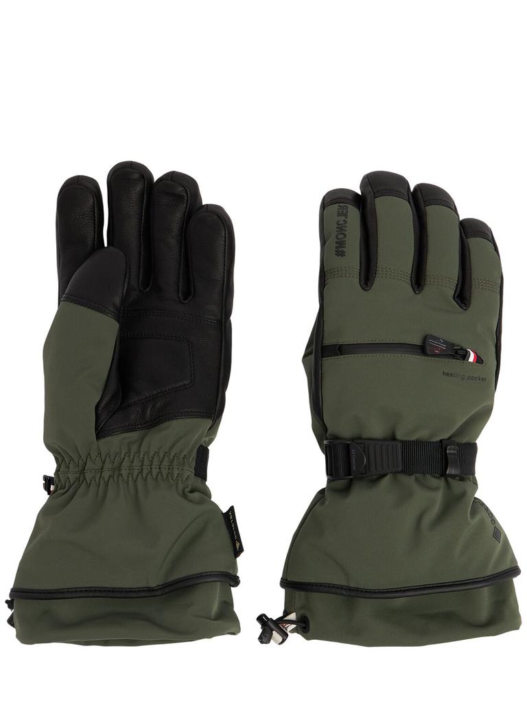 Moncler Logo Padded Tech Ski Gloves