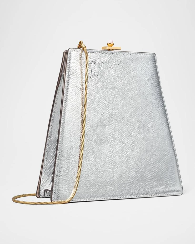 Tory Burch Mini Crushed Metallic Shoulder Bag 2