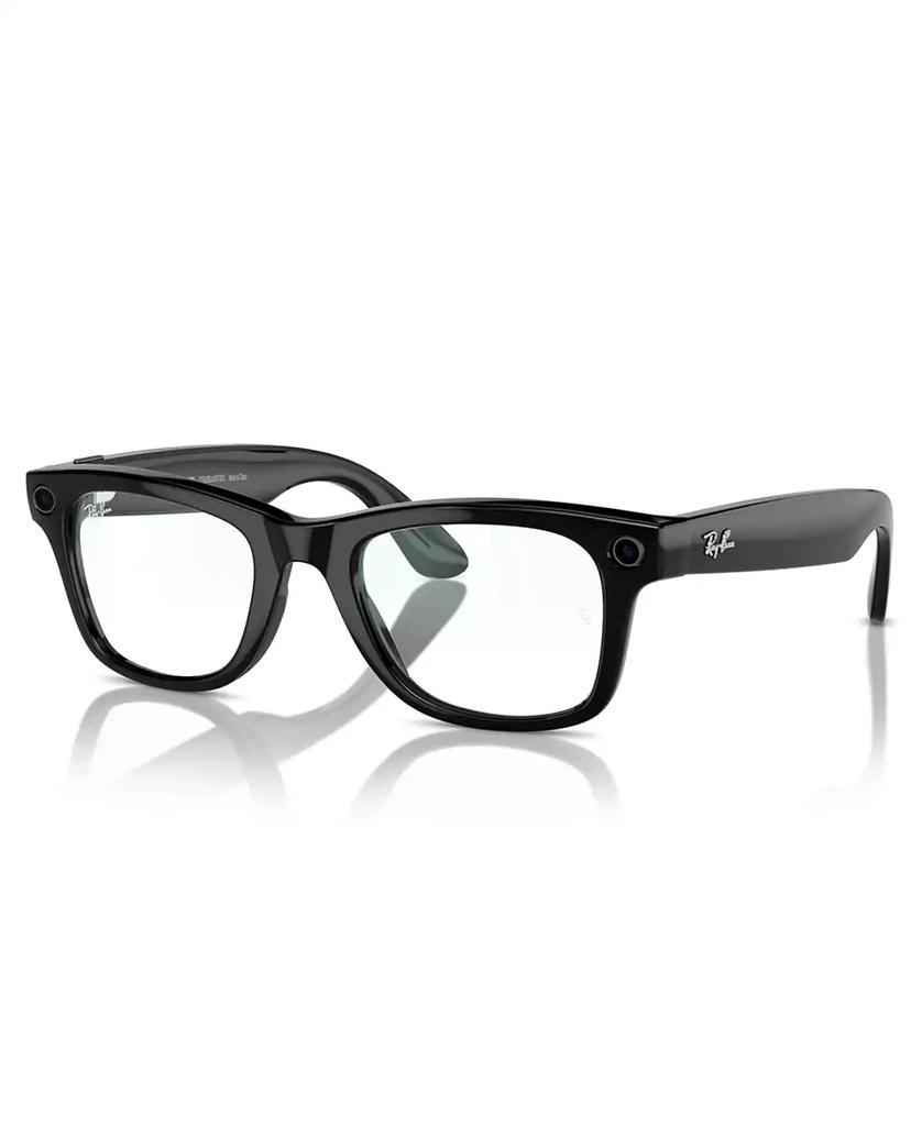 Ray-Ban Meta Wayfarer Unisex Blue Light Filter AI Sunglasses, RW4006