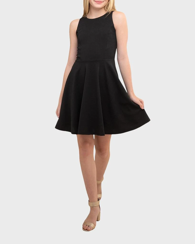 Un Deux Trois Girl's Textured Racerback Dress, Size 7-20 4