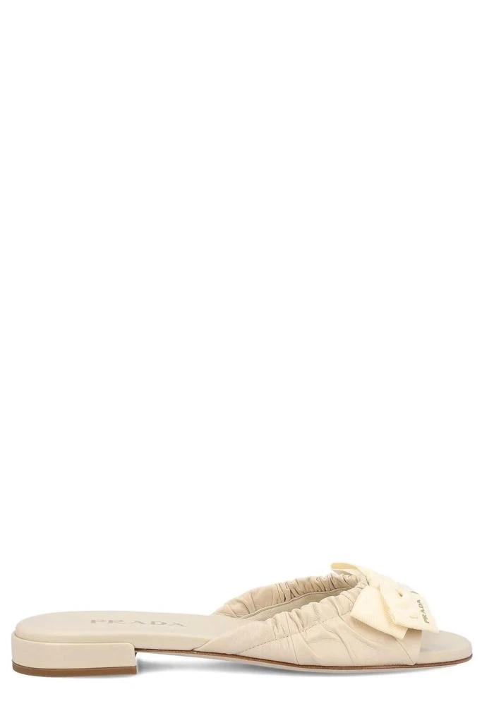 Prada Prada Bow-Detailed Slip-On Sandals 1