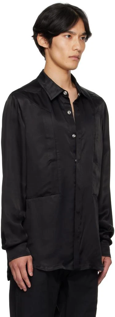Rick Owens Black Concordians Fogpocket Outer Shirt 2