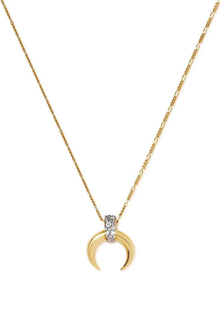 Missoma X Lucy Williams Horn 18kt gold-plated necklace 1