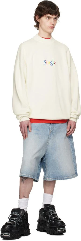 Vetements Off-White 'Single' Sweater 4