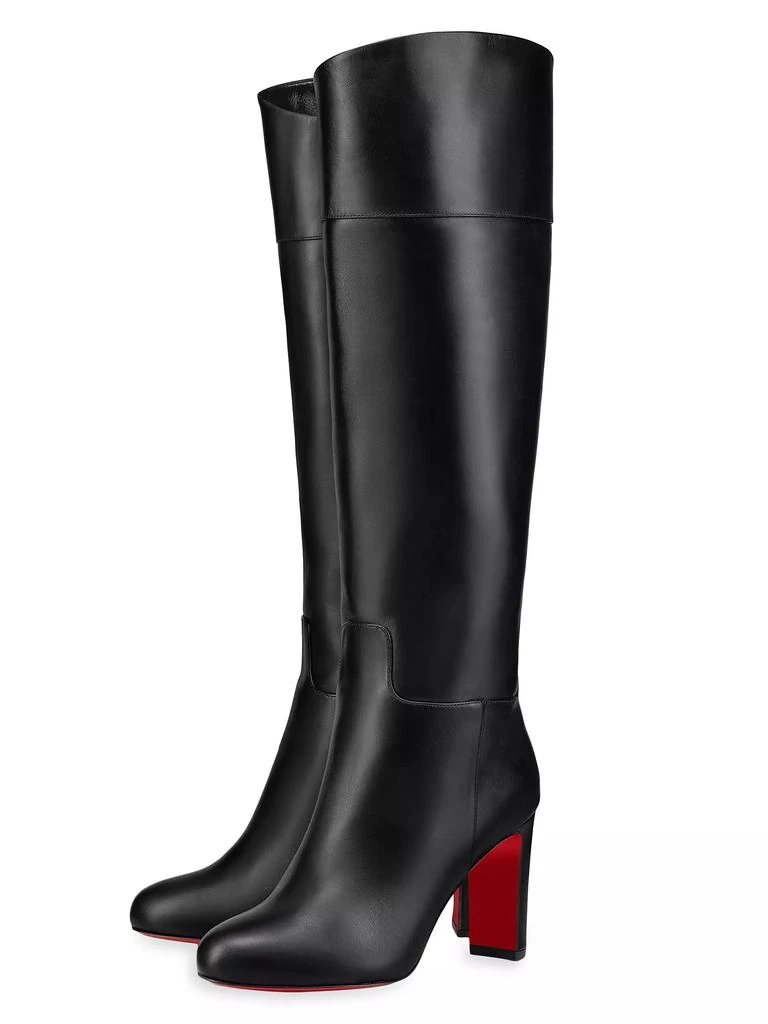 Christian Louboutin Loo Botta 85MM Leather Boots 4