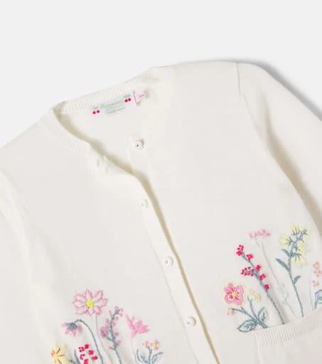 Bonpoint Lucila cotton and cashmere cardigan 3