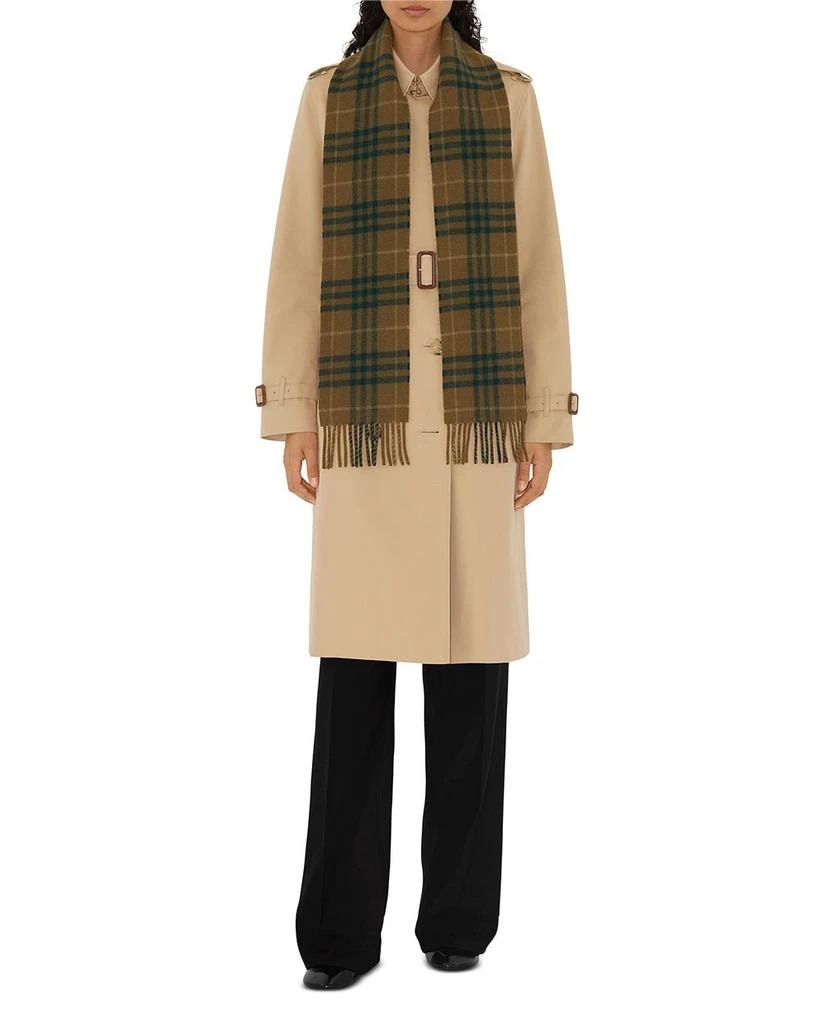 Burberry Narrow Check Cashmere Scarf 2