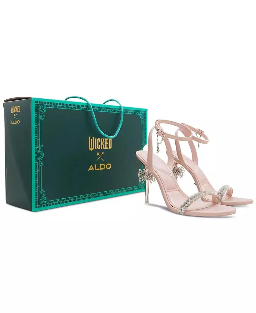 ALDO x Wicked Women's Spellbinding Wand Rhinestone Stiletto Dress Sandals 6