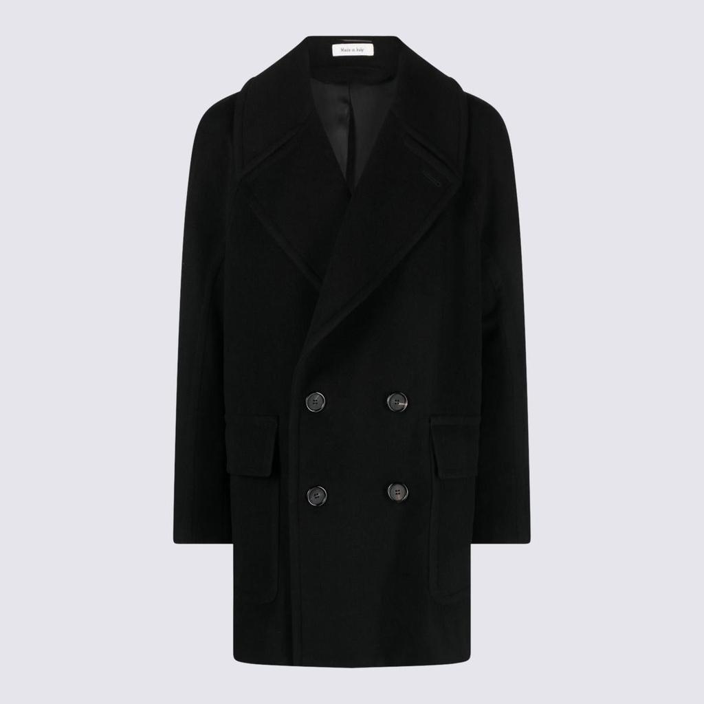 コート alexander mcqueen DOUBLE-BREASTED COAT (705854_QKAA11080) Alexander McQueen DOUBLE-BREASTED COAT - Coats - Compare