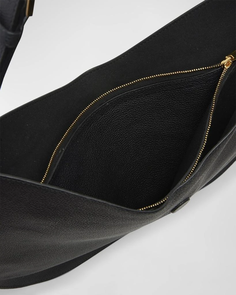 Tom Ford Tara Large Hobo Crossbody in Grained Leather 4