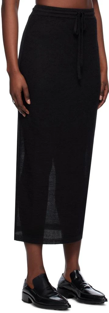 LAUREN MANOOGIAN Black Layer Maxi Skirt 2