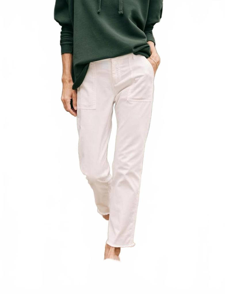 Frank & Eileen Blackrock Utility Pant In Chalk