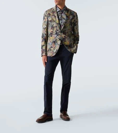 ETRO Roma printed wool-blend blazer 2