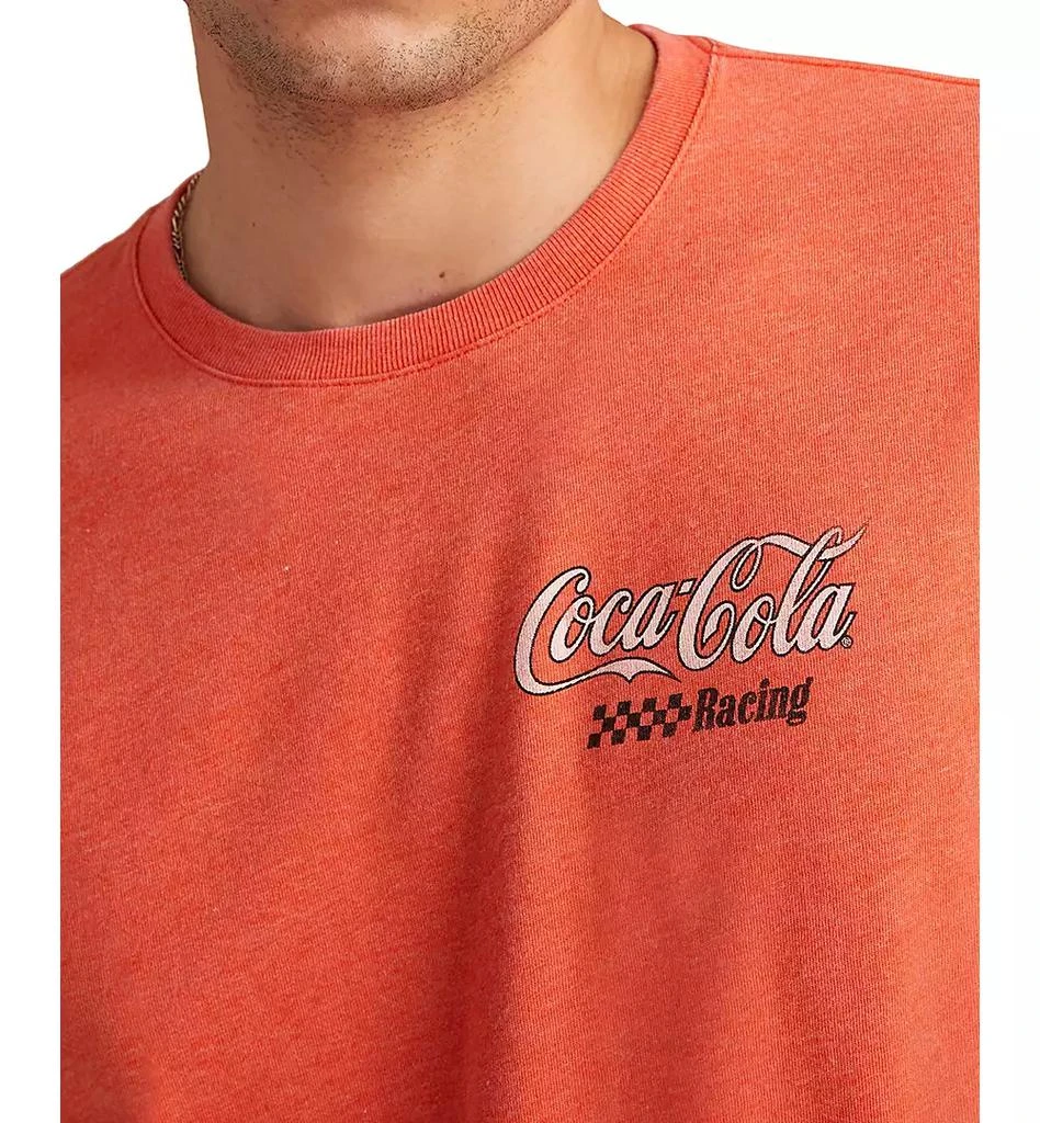 Lucky Brand Men's Coca-Cola Racing Team Short Sleeve Crewneck Graphic T-Shirt 3
