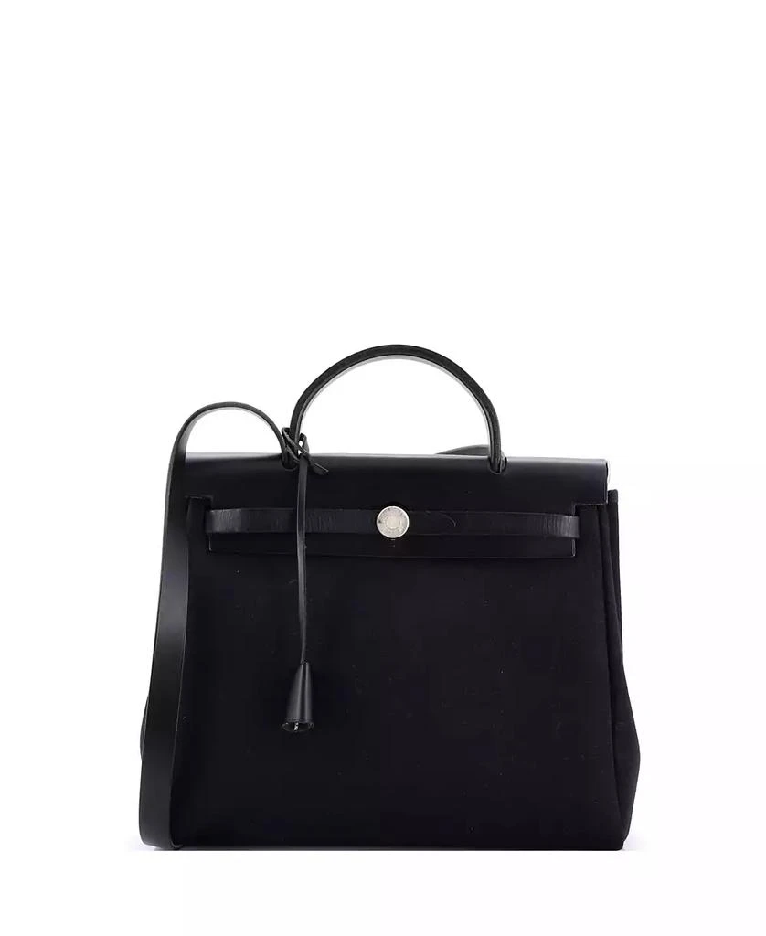 Pre-Owned HERMÉS PM Herbag Toile and Leather 1