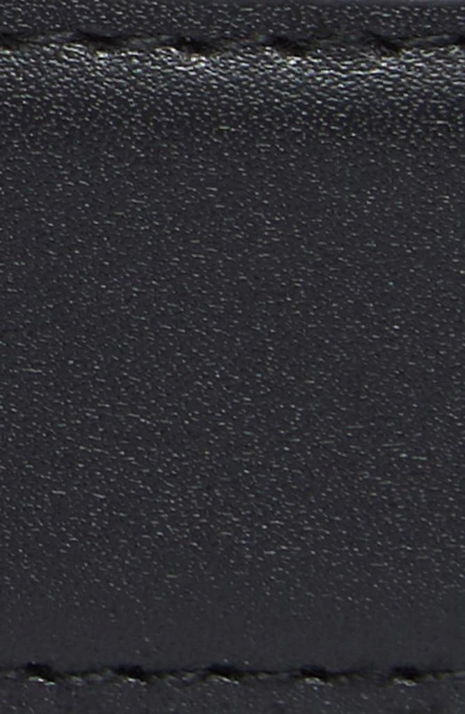 Linea Pelle Covered Buckle Faux Leather Belt 2