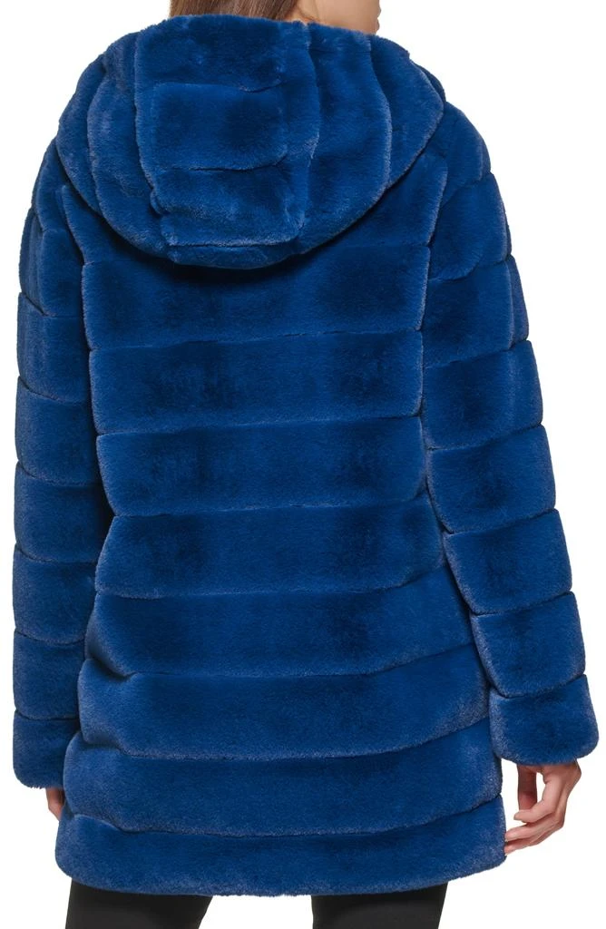 Kenneth Cole Grooved Faux Fur Jacket 2