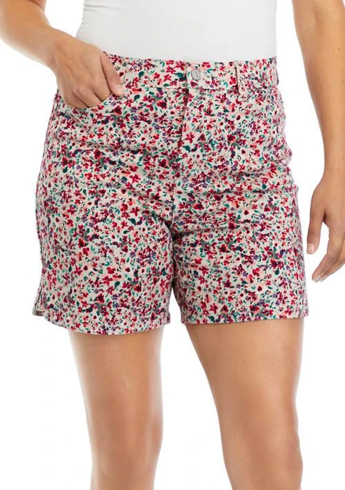 Gloria Vanderbilt Vanderbilt Womens Amanda Shorts With Panel 1