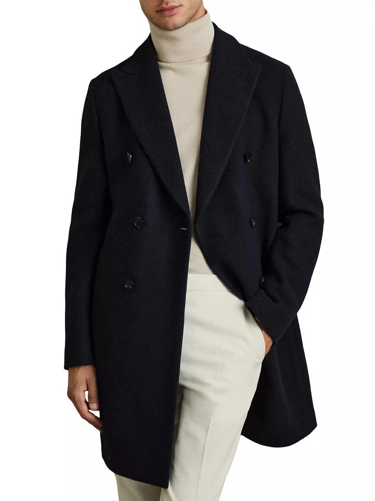 REISS Cliff Wool-Blend Peacoat 3