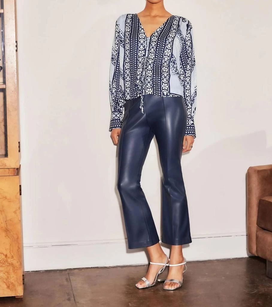 Fifteen Twenty Fifteen Twenty - Women
s Sigourney Leather Pintuck Pants