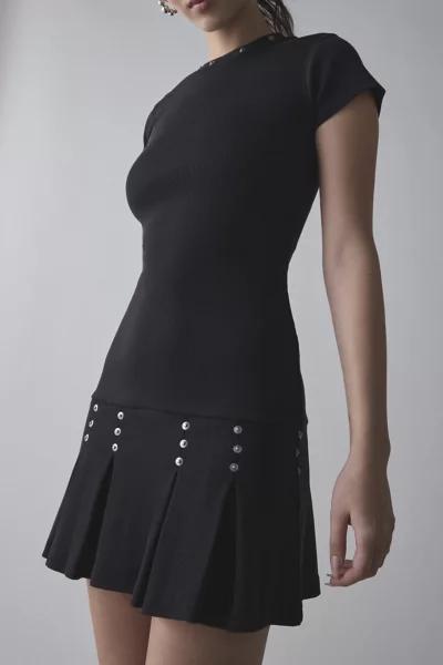 The Ragged Priest The Ragged Priest Transit Drop-Waist Pleated Mini Dress