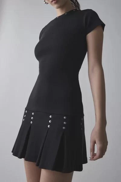 The Ragged Priest The Ragged Priest Transit Drop-Waist Pleated Mini Dress 2