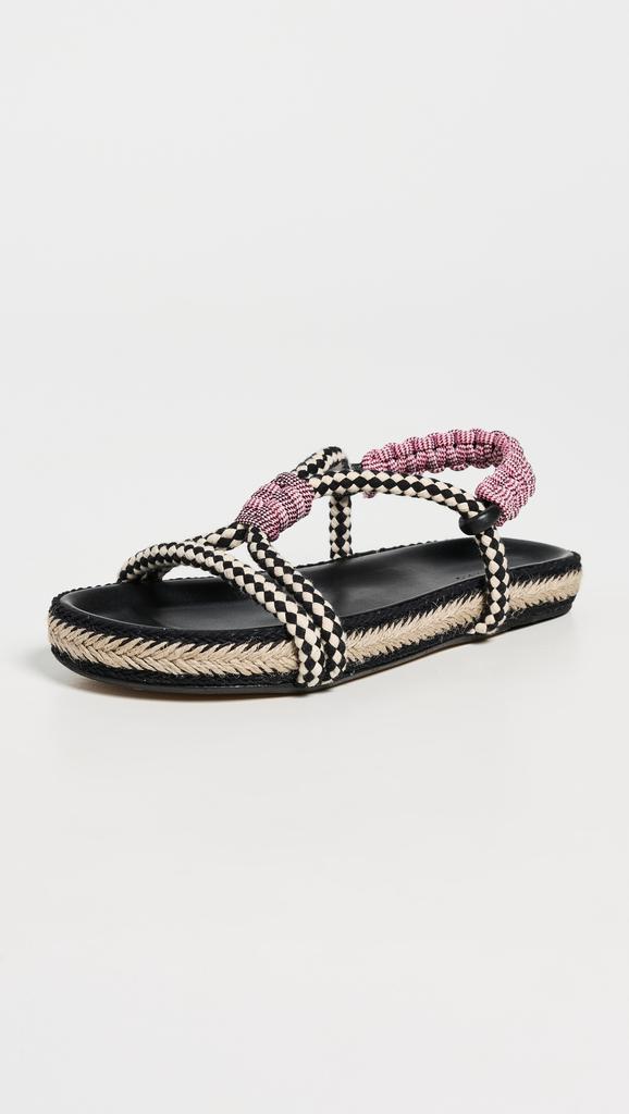 Isabel Marant Erol Rope Sandal pink EU-37 - Sandals - Free